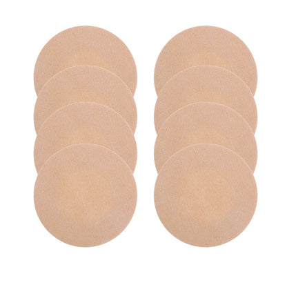 Women Summer Invisible Nipple Covers Pads Ultra Thin Fabric Chest Stickers Disposable Lift Pasties Daily Wear Intimate Underwear