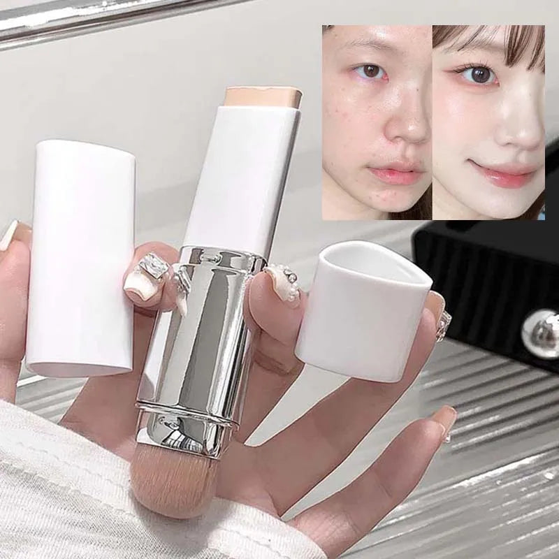 Blushimmer triangle eraser foundation stick for face makeup, moisturizing and brightening lightweight concealer.
