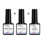 1pc/2pcs/3pcs 8Ml Functional Gel Nail Art Set with Base Coat and Diamond Top Coat,Matte Top ,Soak Off  for Nail Art Design Tool