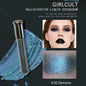 Girlcult Hallucination Liquid Eyeshadow by Blushimmer with fine glitter, metallic shine, and iridescent shift for eye highlighting.