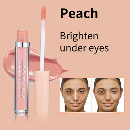 Blushimmer liquid concealer for face contour and dark circle coverage, with correcting skin tone for women’s makeup.