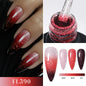 Blushimmer FOUR LILY 7ml thermal nail gel polish with three color-changing shades for UV/LED manicures, semi-permanent soak-off gel