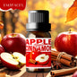 Blushimmer Apple Cinnamon essential oil perfume bottle, 10ml, with a warm, sweet fragrance for aromatherapy, skincare, and hair care.