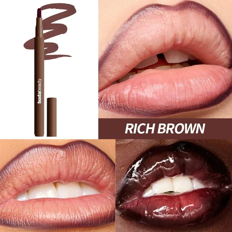 Blushimmer Huda Beauty Blush Filter soft glow liquid blush with shiny lip gloss in cotton candy and bubblegum shades, featuring concealer cosmetics.
