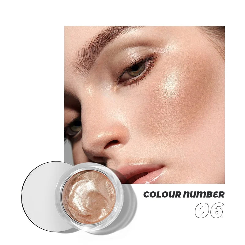 Blushimmer liquid highlighter in 9 colors, waterproof and fade-resistant, suitable for cheeks, eyes, face, lips, and body.