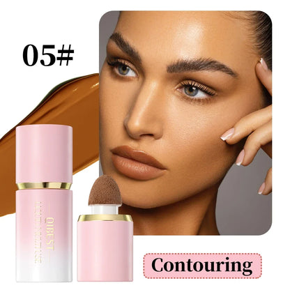 Blushimmer QIBEST matte liquid blusher and contour stick with smooth, multi-use design for cheeks, eyes, and highlighting.