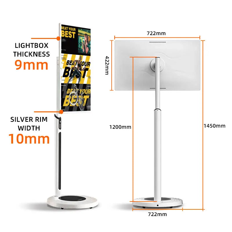 32 Inch Gaming Monitor Smart Tvs Television Touch Screen Tv Mobile Tv Android System Portable Display Screen Move At Will
