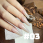 Blushimmer MIANEL 12ml Japanese style fairy gel nail polish in white, pink, and nude shades with clear ice finish for summer nails