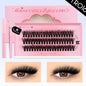 GROINNEYA Lash Clusters Kit Cat Lashes 640 Pcs with Lash Bond & Seal Cluster Eyelash Extensions Eyelash Clusters Kit DIY at Home