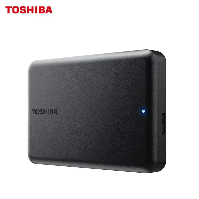 Original Toshiba Portable External Hard Drive 4TB/1TB/2TB Canvio Basics USB 3.2 External Data Storage Capacity for PS5 Notebook