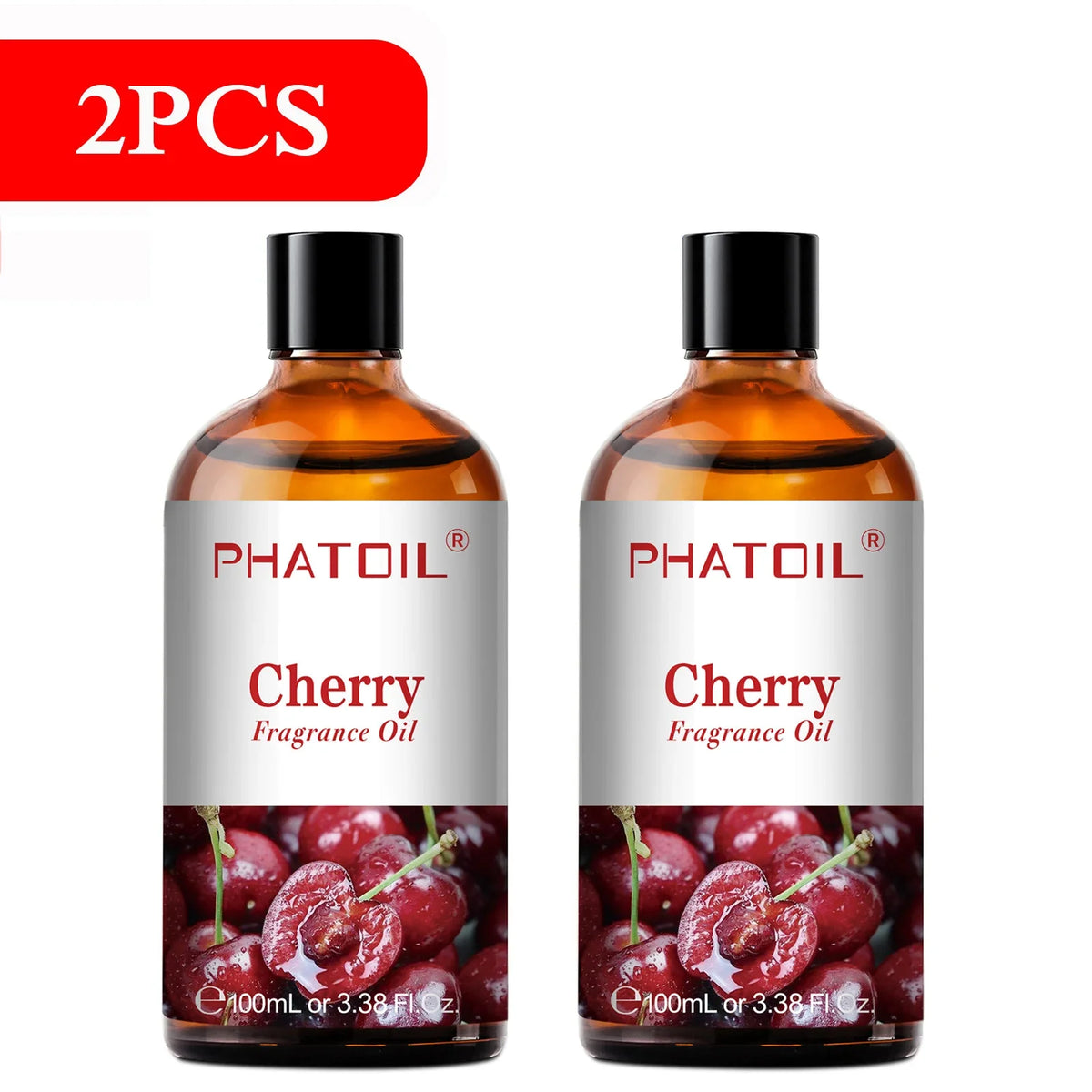 Blushimmer PHATOIL aromatherapy fragrance oil set with coconut, vanilla, strawberry, cherry, and lemon scents for diffusers and candles