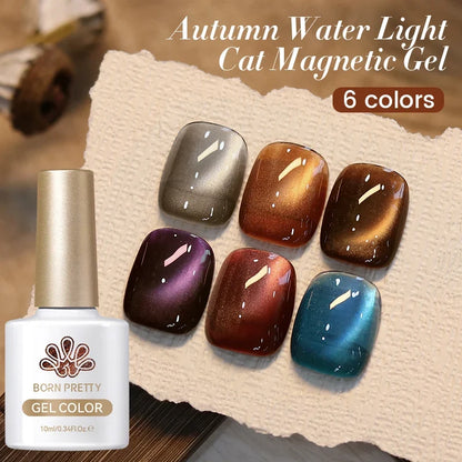 Blushimmer Born Pretty 117 Colors Cat Magnetic Gel Nail Polish 10ml bottle with vibrant semi-permanent nail varnish and magnetic effects