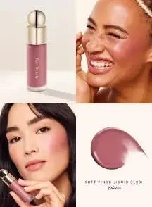 Rare Beauty Liquid Blush Enhance Makeup Silky Smooth  Easy To Apply Blend  High-gloss Mirrors Enhance The Texture of Makeup