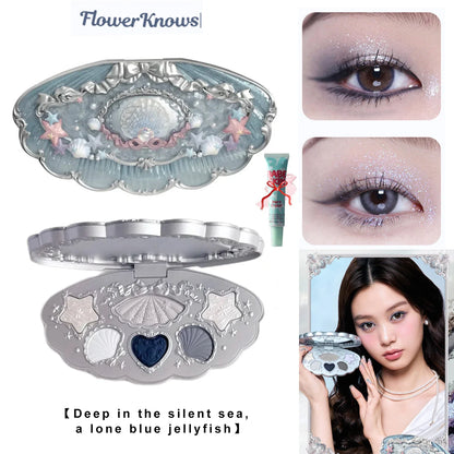 Flower Knows Swan Ballet 6-Color Eyeshadow Palette