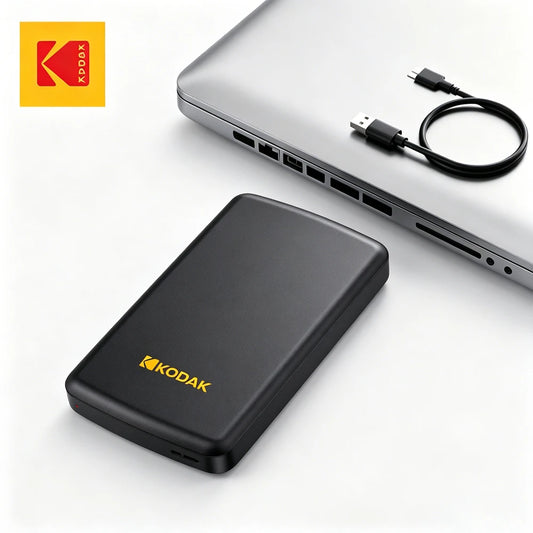 Kodak P150 Portable External Hard Drive USB 3.0 1TB 500GB HDD for PC Laptop PS4 Xbox Large Storage Backup Plug and Play
