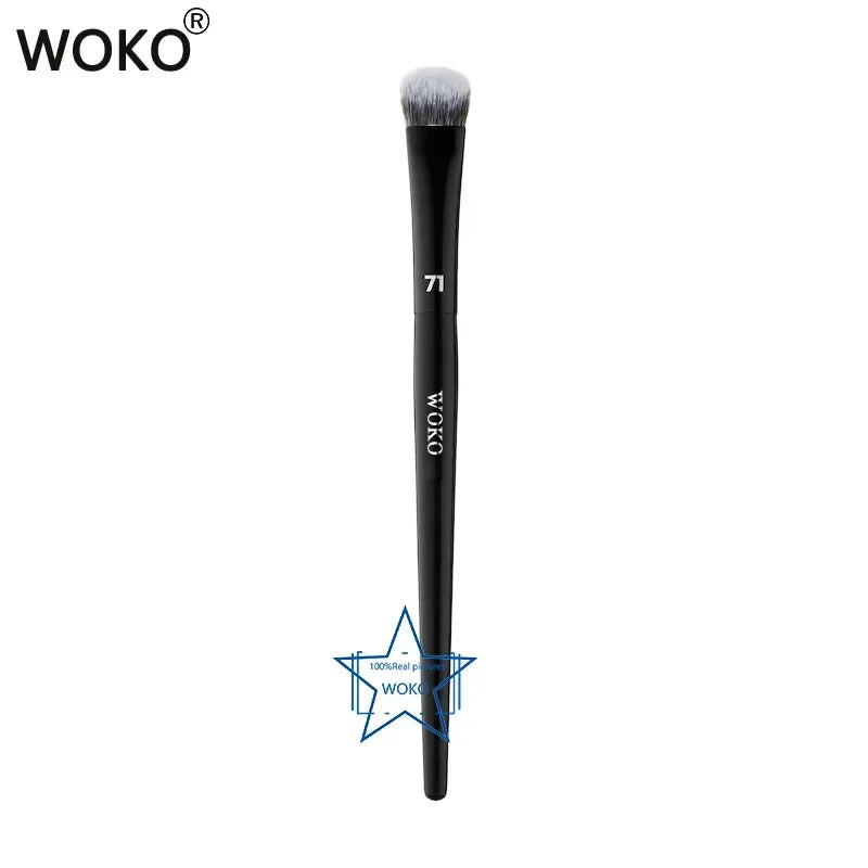 Blushimmer professional makeup brushes set including foundation, highlighter, contour, blush, concealer, eyeshadow, liner, eyebrow, and lip brushes.