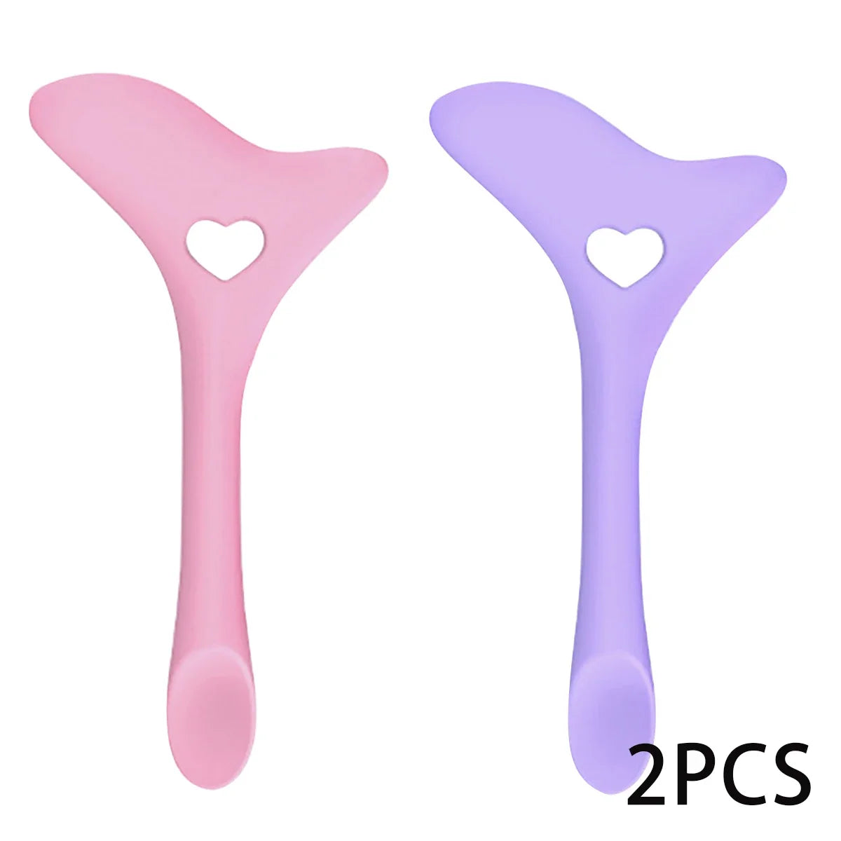 Blushimmer multifunctional silicone eyeliner stencil set with winged tip aid and mascara shield for precise makeup application.