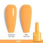 Bright neon color nail gel polish by Blushimmer, UV and LED soak-off gel lacquer for vibrant summer nail art.