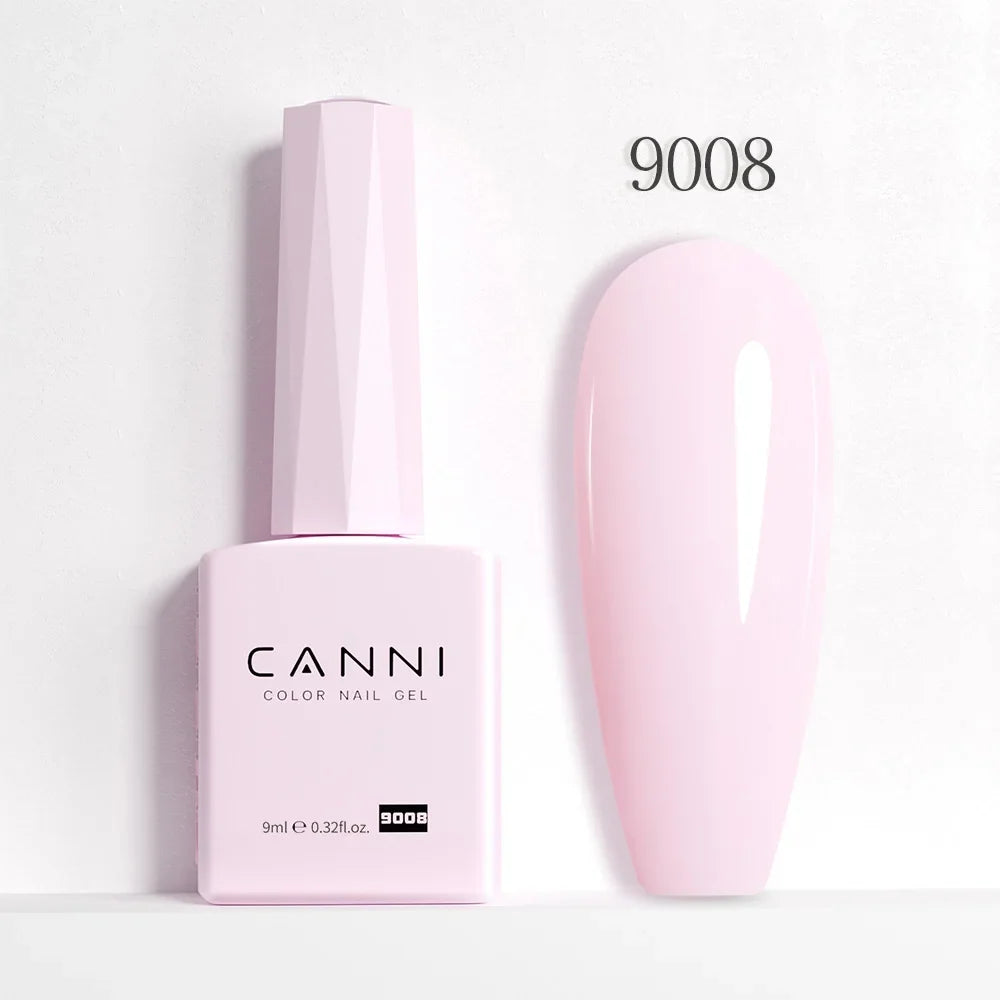 Blushimmer CANNI Hema Free Nail Gel Polish Fall Color Collection with semi-permanent red and nude gel, long-lasting top coat in 9ml bottle
