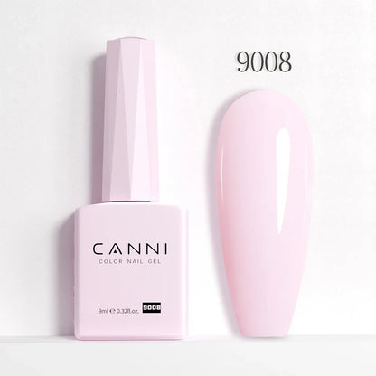 Blushimmer CANNI Hema Free Nail Gel Polish Fall Color Collection with semi-permanent red and nude gel, long-lasting top coat in 9ml bottle
