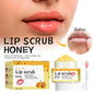Blushimmer EELHOE pink lips scrub exfoliator with moisturizing and lightening properties, shown on lips for dead skin removal and lip care.