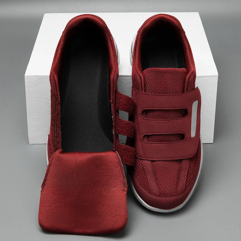 Wide Toe Sneakers for Fat Foot Diabetes Shoes Women Shoes Hallux Valgus Bunion Orthopedics Swollen Feet Thumb Eversion Footwear
