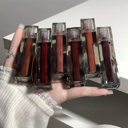 Adorable Bear Mirror Lip Glaze by Blushimmer featuring hydrating, glossy liquid lipstick with watery texture and long-lasting shine.