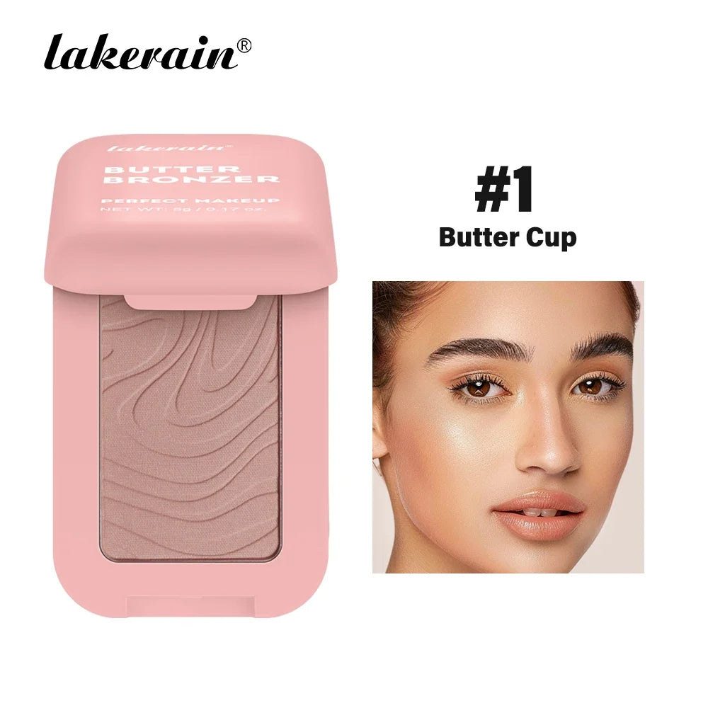 Blushimmer waterproof bronzer makeup contour sticks with matte shading for face contouring and highlighting, displayed on a palette.