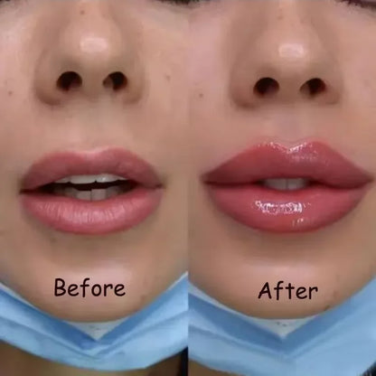 Blushimmer instant volumizing lip plumper oil and lip gloss with moisturizing, anti-wrinkle serum for fuller, sexy lips.