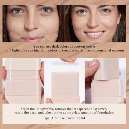 O'cheal 2-in-1 Concealer Foundation & Contour Stick 20g