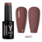Blushimmer YOKEFELLOW 10ml translucent pink gel nail polish with a glossy finish, ideal for long-lasting, soak-off UV gel manicures