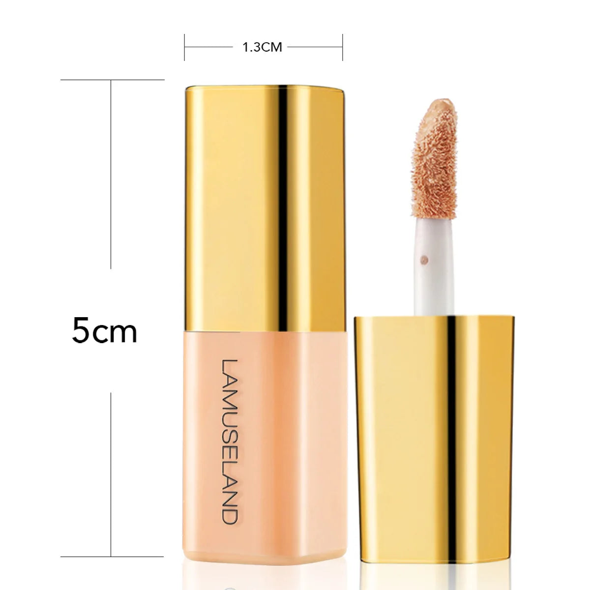 Blushimmer wheat tone moisturizing liquid concealer with full coverage, oil control, and lightweight ivory foundation for dark circles.