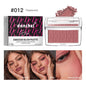Blushimmer matte pink and red face blusher powder for natural cheek contouring and brightening, soft female makeup cosmetic.