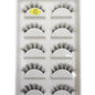 Set of 5 Blushimmer natural 3D mink false eyelashes with soft wispy, fluffy styles for makeup and beauty enhancement.