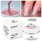 Blushimmer 30ML milky white hard gel for nail extensions, self-leveling builder and reinforcement gel for camouflage manicures.