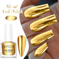 Blushimmer LilYCUTE 7ml mirror metallic nail polish in red and purple with a shiny, reflective finish for nail art.