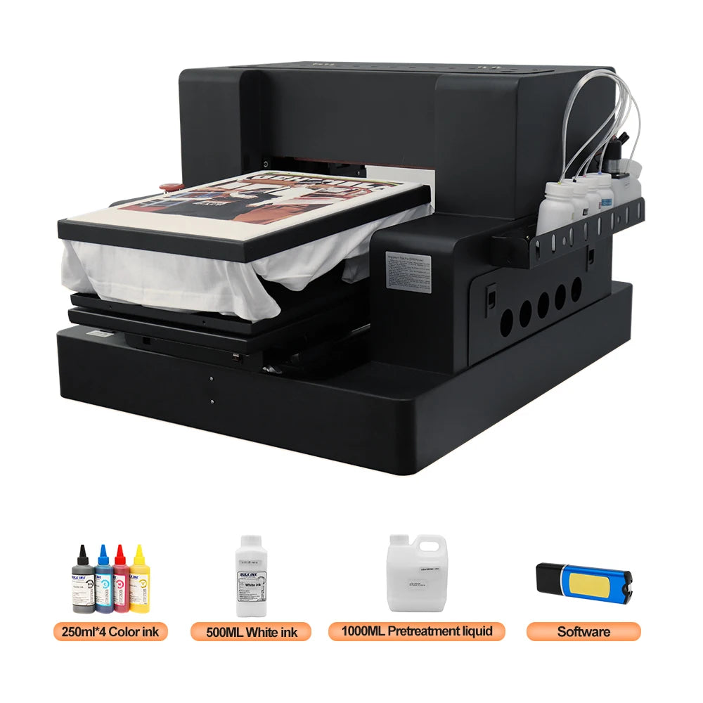 A3 DTG Printer impresora A4 L805 DTG Flatbed Printer Direct Print to Clothes Printing Machine A3 DTG Direct to Garment Printer