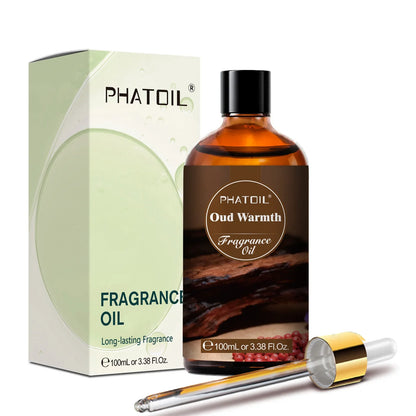 Blushimmer PHATOIL 100ml aroma fragrance oil with fresh linen, bubble gum, baby powder, and angel scents for skin and candle making