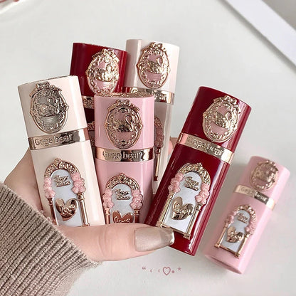 Blushimmer Gege Bear Strawberry Cupid Pink Lip Cream and liquid blush set with velvet matte finish and long-lasting formula.