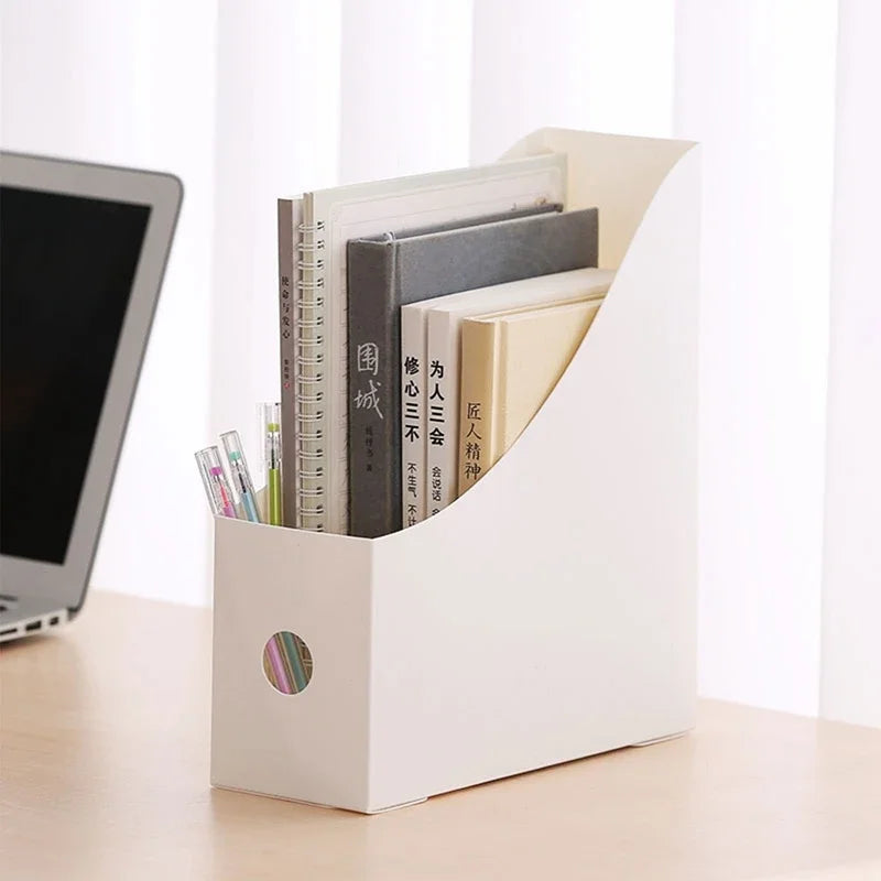 Office Document File Storage Box Folding Desktop Organizer Multi Functional Book Pencil Sundries Storage Box Supplies
