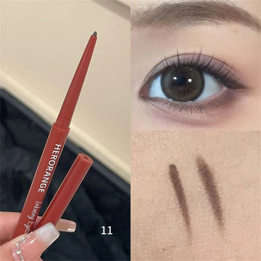 Blushimmer Matte Brighten Lying Silkworm Eyeliner Gel Pen in pink brown, waterproof, quick-drying, ultra-fine, smudge-proof makeup tool