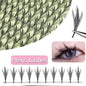 Anime Spire Eyelash Extension Feather Shape C/D Curl Premade Fans Tower Lashes Soft Lightweight Manga Effect False Lashes Makeup