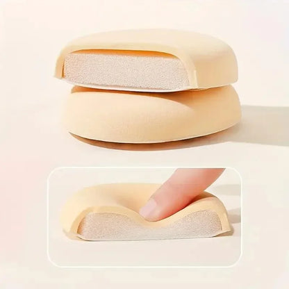 Blushimmer 5-piece marshmallow air cushion powder puffs, super soft dual-purpose sponges for dry and wet foundation application.