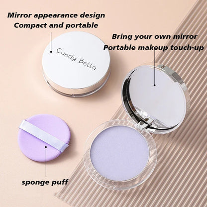 Blushimmer Candy Bella Violet Cream to Powder Contouring Powder in a skin-friendly, long-lasting face makeup compact.