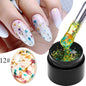 Mtssii 8ml Metallic Painting Nail Gel Polish Gold Silver Creative Elastic Nail Gel for PaintingDrawing Magic Mirror Gel Varnish
