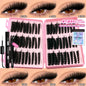 Blushimmer GroinnEYA Lash Clusters Kit with wispy eyelash clusters, lash bond, and seal for DIY eyelash extensions at home