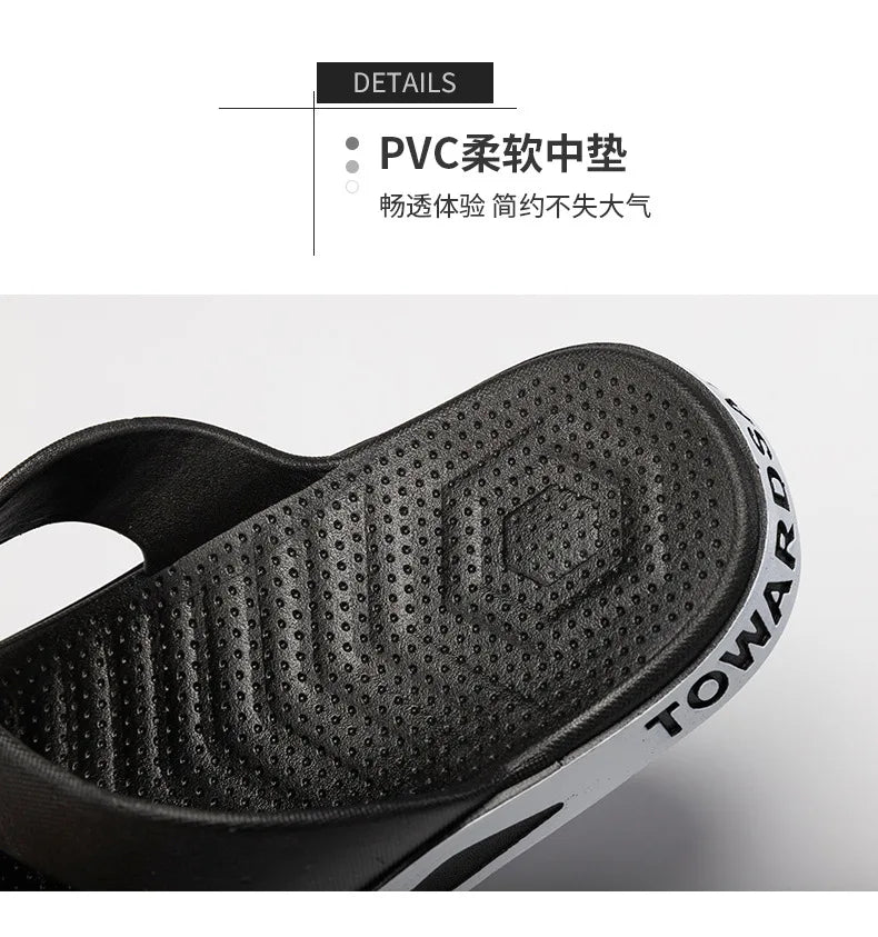 Men Slip On Sandals Non Slip Sole Soft Insole Pool Beach Slippers Fashion Casual Outdoor Slides Wholesale
