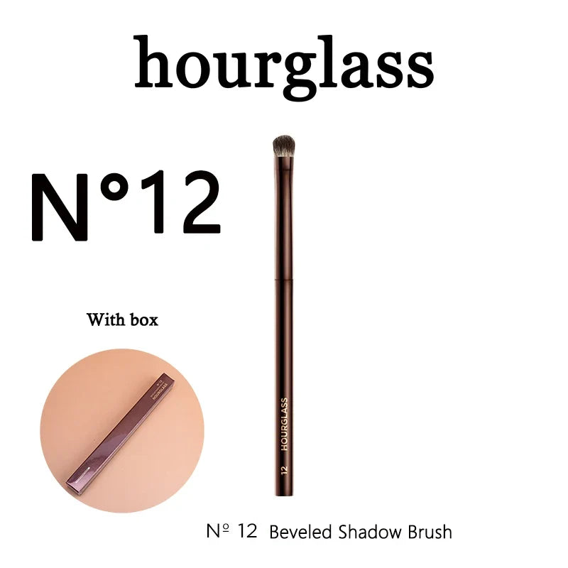 Blushimmer seamless finish concealer brush with angled design for precise application of liquid and cream concealers.