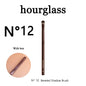 Blushimmer seamless finish concealer brush with angled design for precise application of liquid and cream concealers.