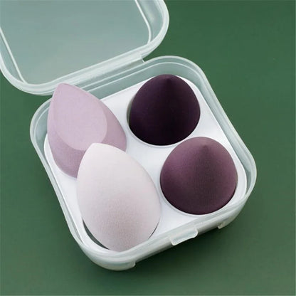 Set of 4/8 Blushimmer makeup sponge blenders in various sizes, soft cosmetic puffs for foundation and powder application.